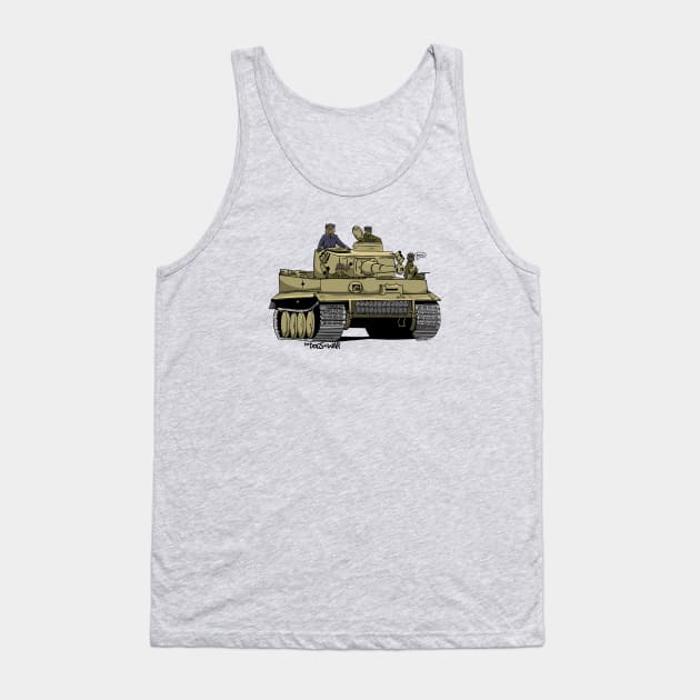 Dogs of war: Tiger 1 Tank Top by Siegeworks